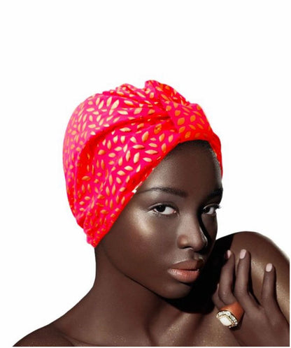Metallic Dot Hair Turban