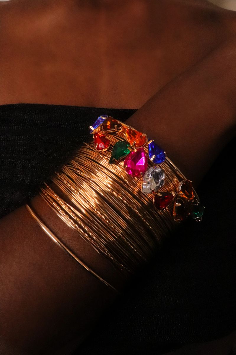 Cubic Stone Bracelet