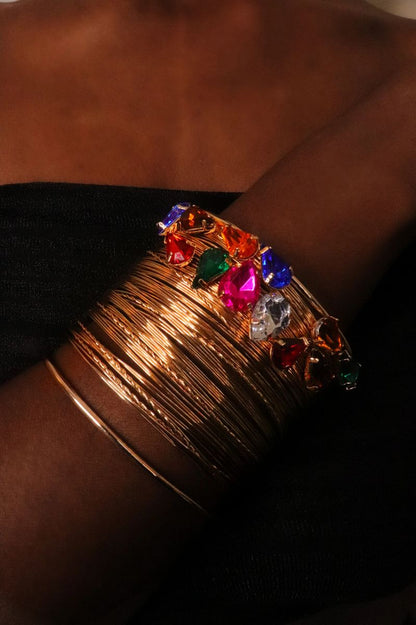 Cubic Stone Bracelet