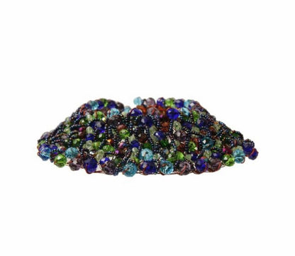 Royal Blue Bead Copper Bib