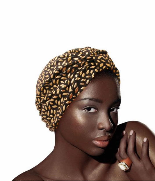 Metallic Dot Hair Turban